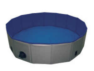 NOBBY Suņu baseins "Cover'' Ø 80 x 20 cm, zils/pelēks